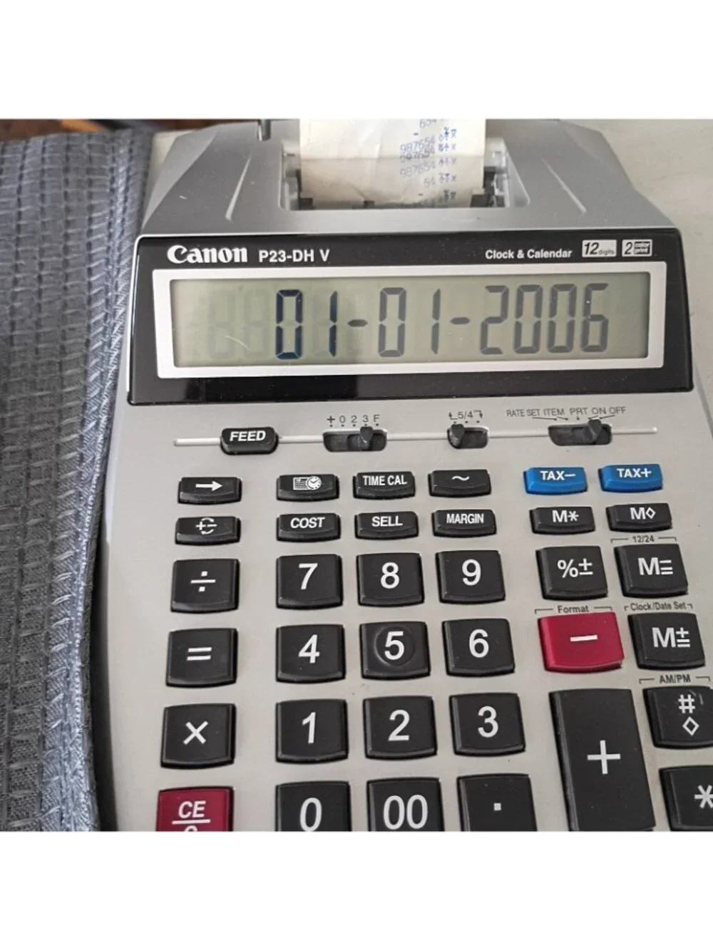 canon p23-dhv printing Not Work  But calculator Works